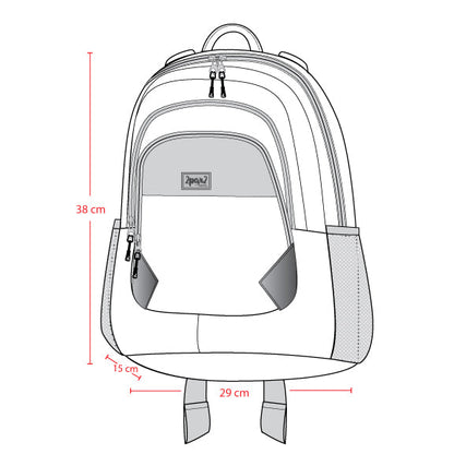 Little Kids Backpack Blue Printed Dinos