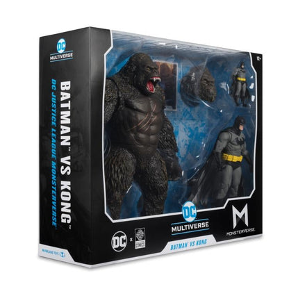 Justice League vs. Godzilla vs. Kong DC Multiverse Batman vs. Kong Figurine d'Action - Pack de Deux