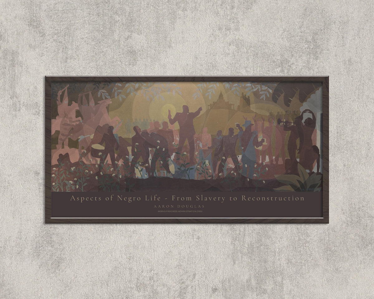 Estampe d'Aaron Douglas : Art de la Renaissance de Harlem, histoire afro-américaine