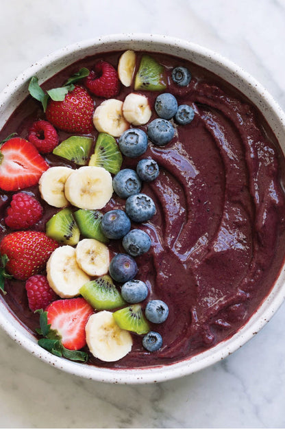 Acai Paste and Spreadable Filling Cream - Shelf-Stable - 3 KG Bucket - Acai Soft Serve Sorbet - Acai Sorbet Gelato - Make Acai Bowls and Smoothies - Rubicone Canada - Ships Free Within Canada on Orders Above CAD $199
