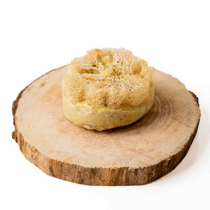 Savon d'Alep Loofah – Barre exfoliante naturelle à l'huile d'olive et de laurier - صابونة حلب
