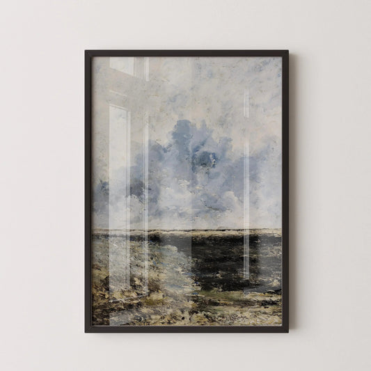 August Strindberg Seascape Giclee Print: Moody Impressionist Art