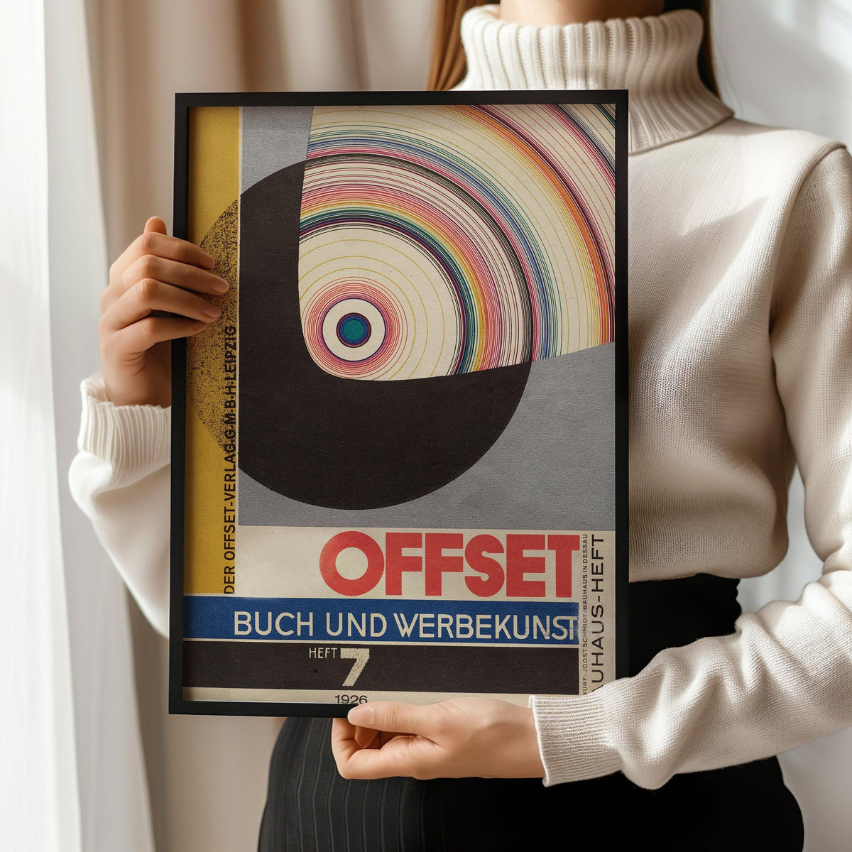 Bauhaus Magazine Cover Art Print: Joost Schmidt Mid-Century Modern