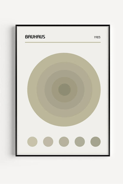 Bauhaus 'The Target' Art Print: Mid-Century Modern Giclee