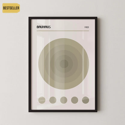 Bauhaus 'The Target' Art Print: Mid-Century Modern Giclee