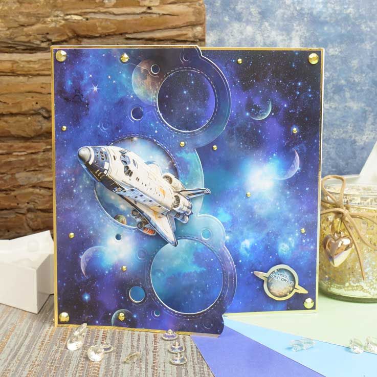 Fonds Brillants - Terre, Mer Et Air - Bloc de papiers 20x20cm