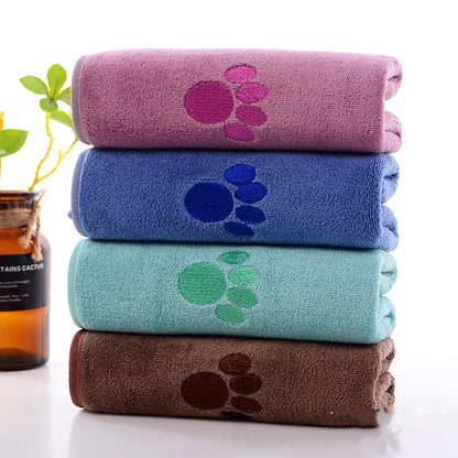 Polyester Pet Cat Dog Bath Quick-drying Towel