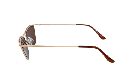 Boléro Luvonne — Slim Metal Cat-Eye Sunglasses