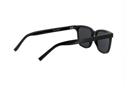 Boléro Vale — Black Classic Square Sunglasses
