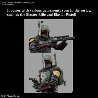 Maquette Le Mandalorien Boba Fett à l'échelle 1/12