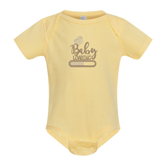 Cache-couche "Baby Loading" brodé