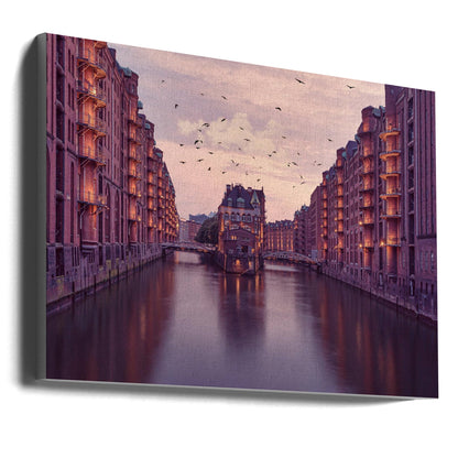 Décoration murale – Ville d'entrepôts