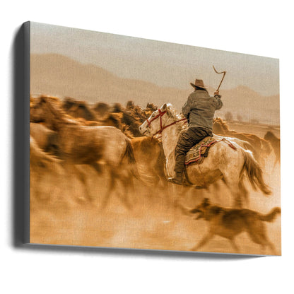 Décoration murale Chevaux sauvages (alias Yılkı Atları)