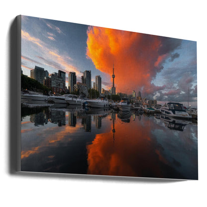 Décoration murale « Burn » de Toronto – Impression sur toile