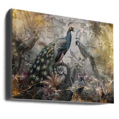 Décoration murale Oiseau Oiseaux Animal Illustration vintage Art mural 18