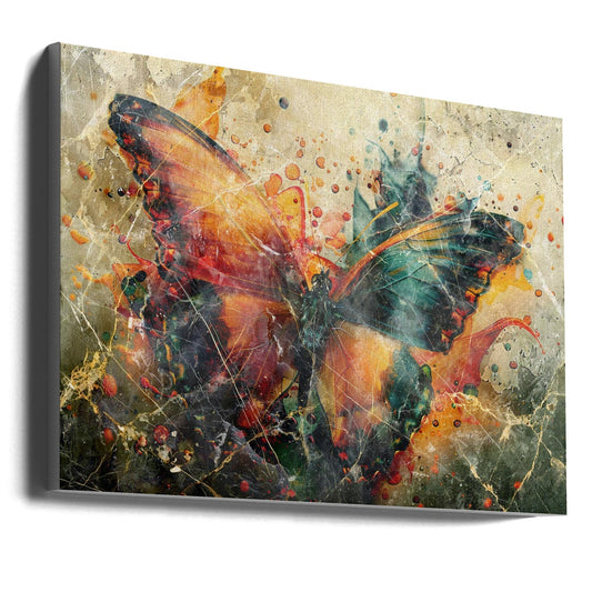 Art mural Papillon Animal Illustration d'art vintage Art mural 04