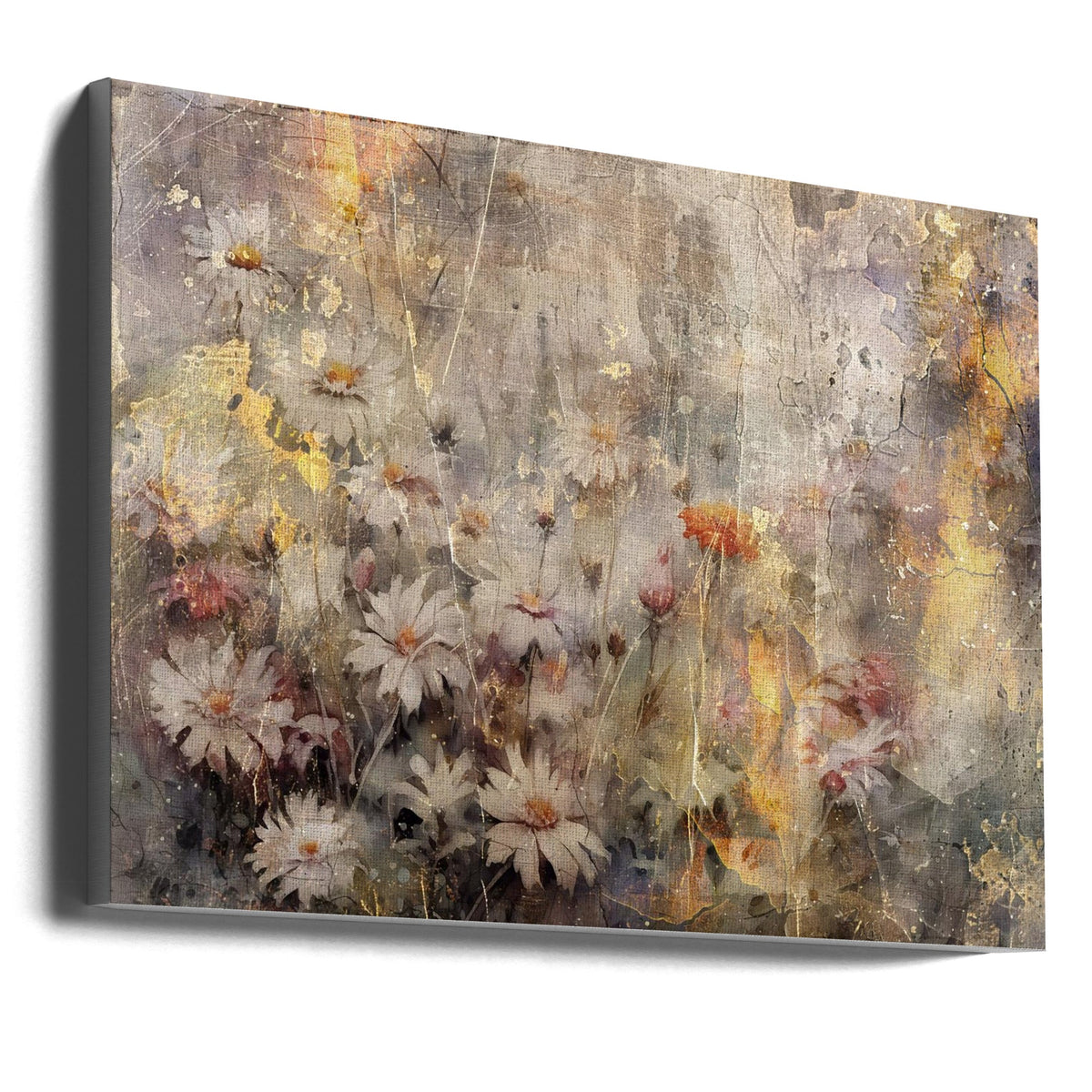 Art mural Fleur Art floral Illustration Décoration murale 010