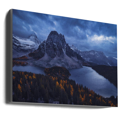Wall art Mt Assiniboine: Amidst A Snow Storm