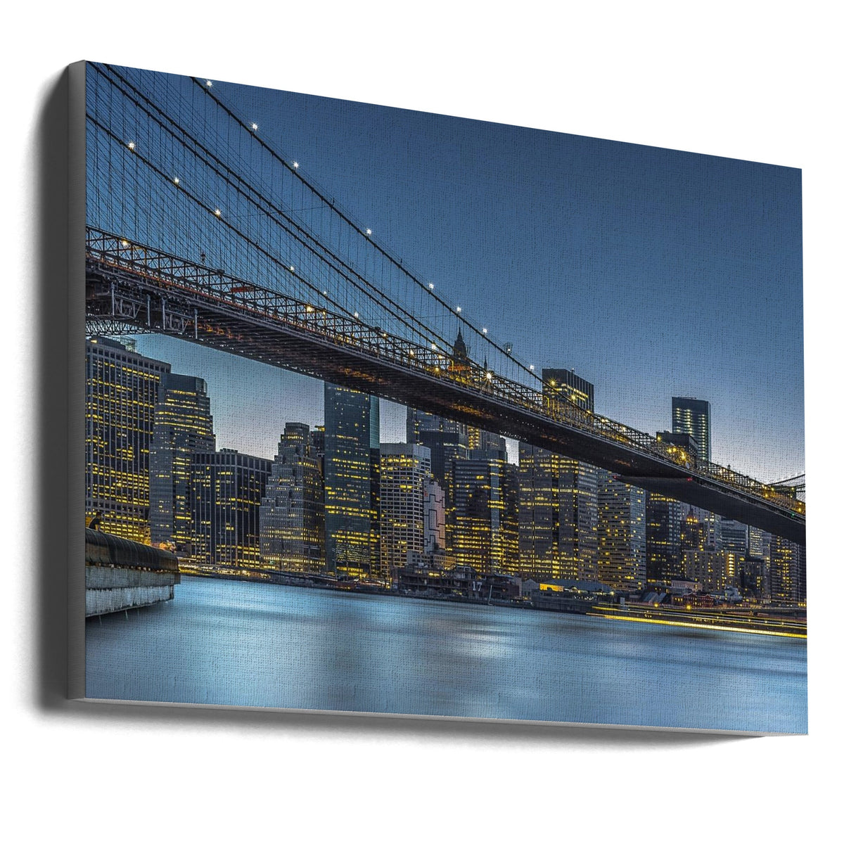 Art mural New York - L'Heure bleue sur Manhattan