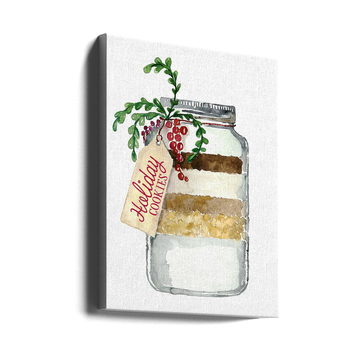 Décoration murale Biscuits de Noël en bocal