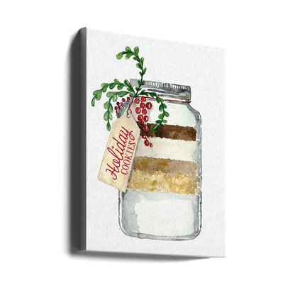 Décoration murale Biscuits de Noël en bocal
