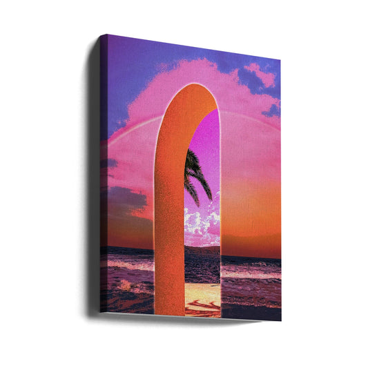 Décoration murale Portal Vaporwave
