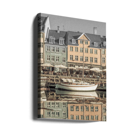 Décoration murale COPENHAGUE VINTAGE Nyhavn tranquille