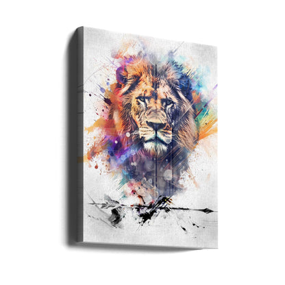 Décoration murale Affiche Lion Art 04
