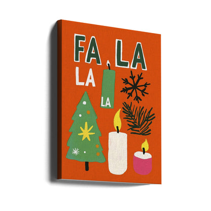 Impression sur toile « Fa la la »