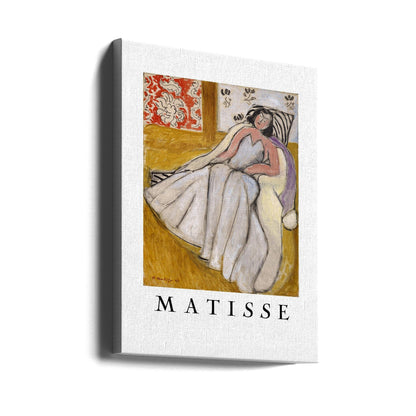 Tableau mural Jeune Femme à La Pelisse Blanche