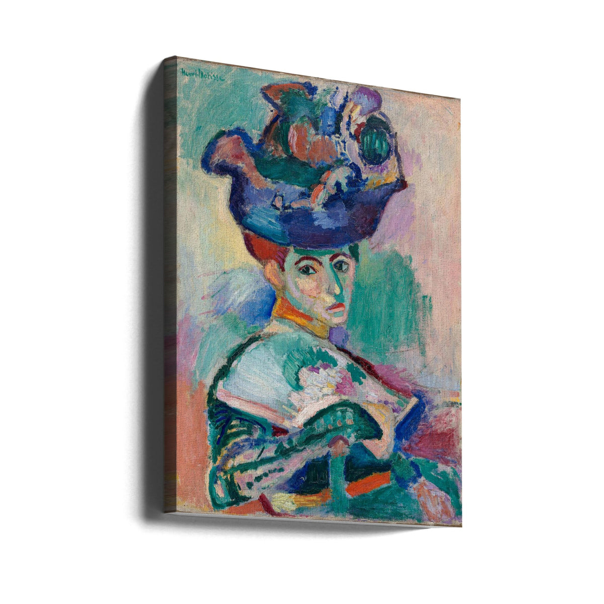Décoration murale Femme au chapeau