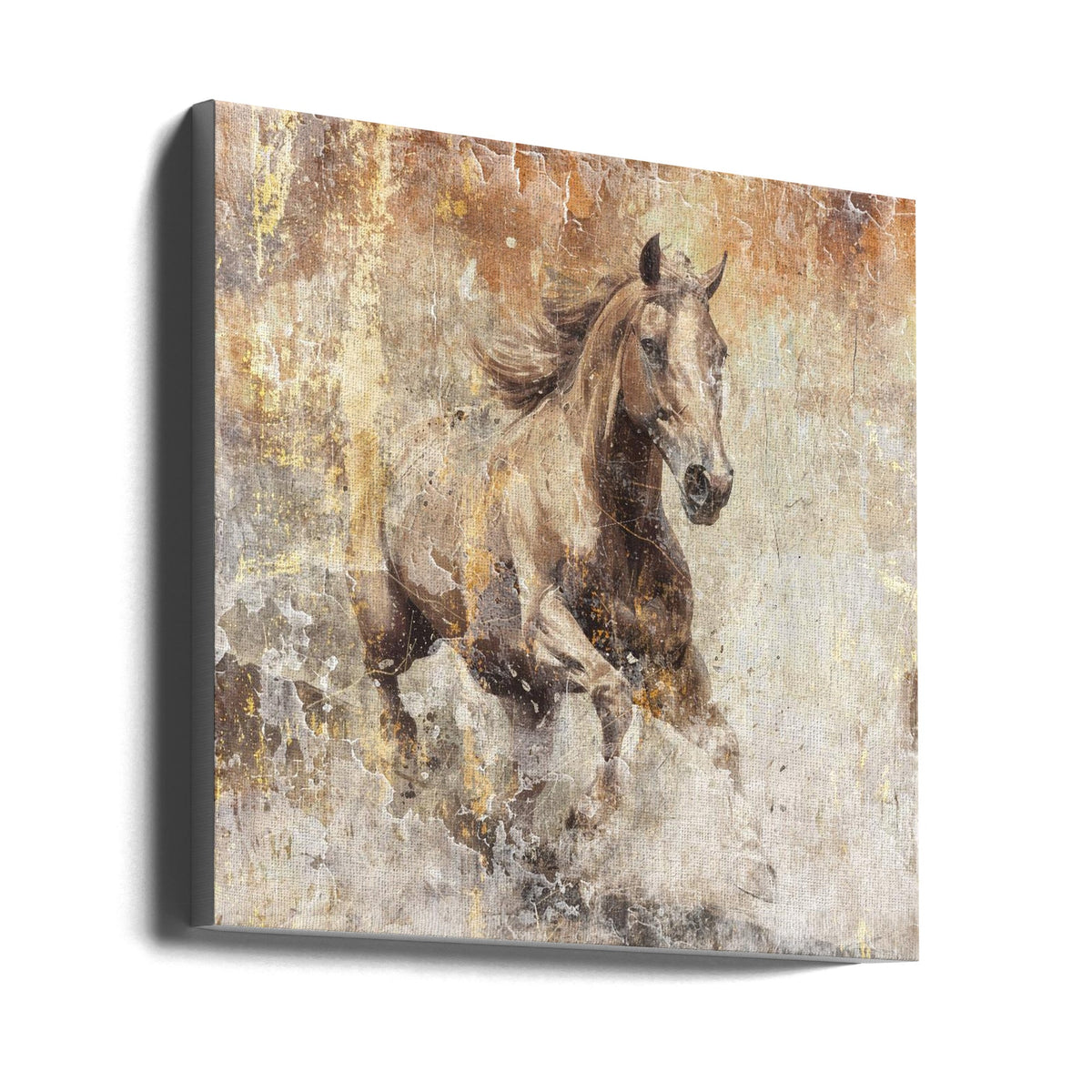 Décoration murale Cheval Illustration d'art vintage 08