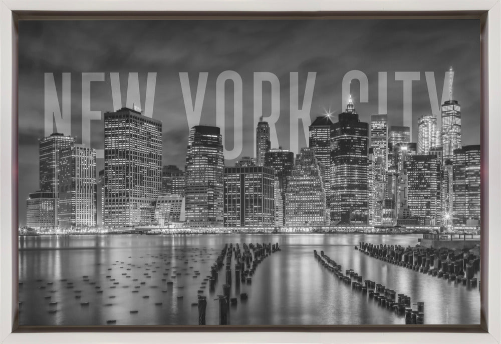 Décoration murale NEW YORK Skyline Monochrome
