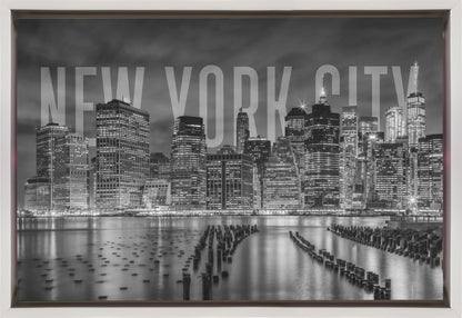 Décoration murale NEW YORK Skyline Monochrome