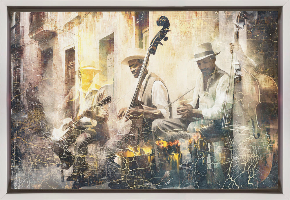 Art mural Art musical Illustration 11 Orchestre de jazz