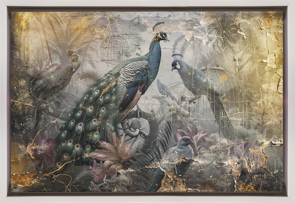 Décoration murale Oiseau Oiseaux Animal Illustration vintage Art mural 18