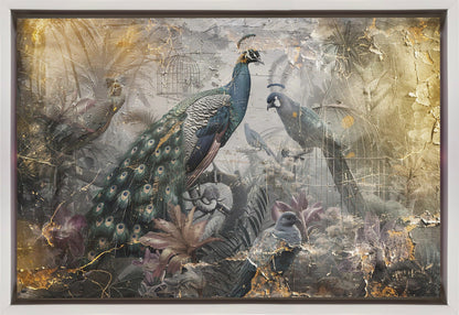 Décoration murale Oiseau Oiseaux Animal Illustration vintage Art mural 18