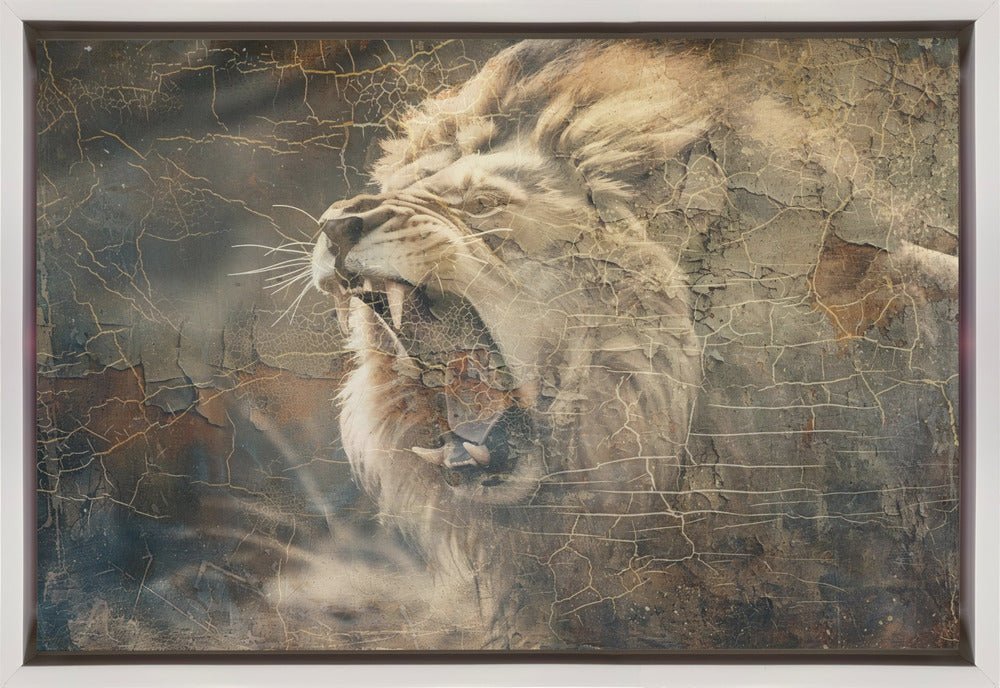 Art mural Lion Animal Art Vintage Illustration Décoration murale 09