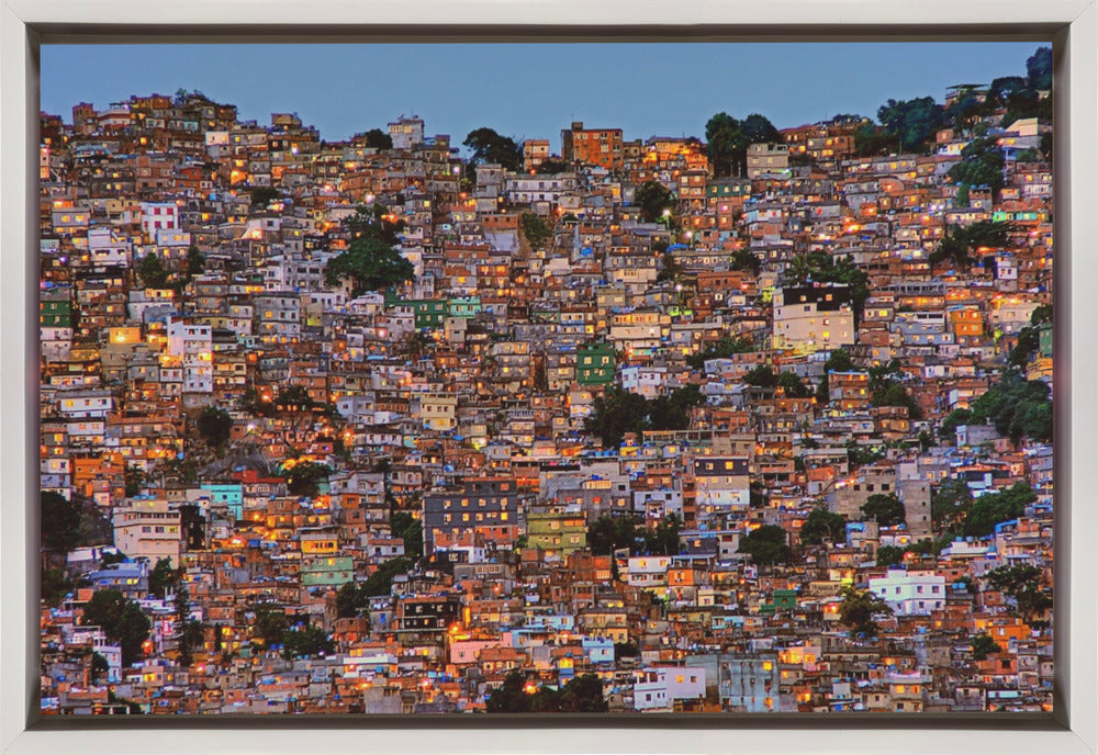 Décoration murale Crépuscule dans la favela de Rocinha