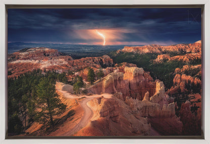 Lightning over Bryce Canyon