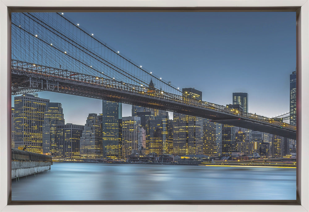 Art mural New York - L'Heure bleue sur Manhattan