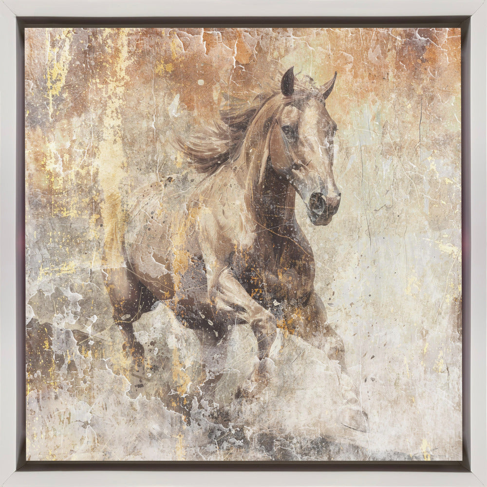 Décoration murale Cheval Illustration d'art vintage 08