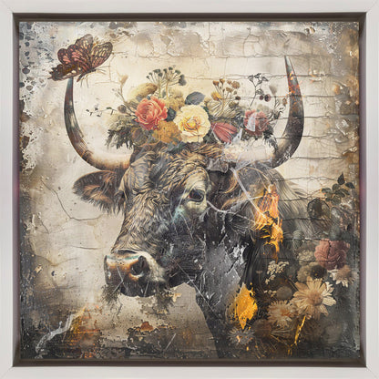 Art mural Fleurs Animaux Illustration vintage 09