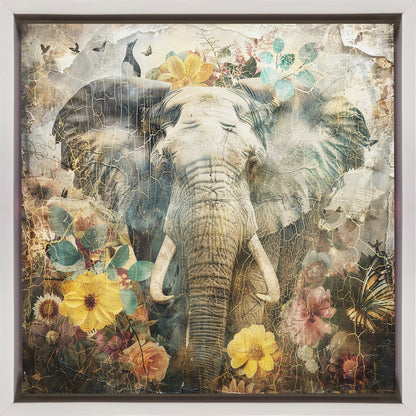 Décoration murale Animaux floraux Illustration d'art vintage 12