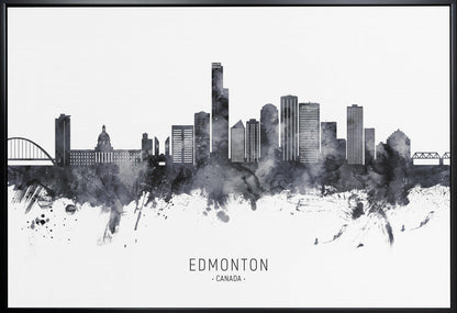 Décoration murale Edmonton Canada Skyline