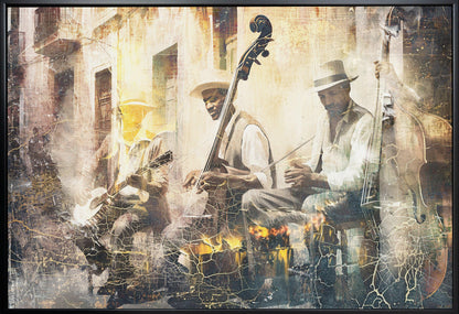 Art mural Art musical Illustration 11 Orchestre de jazz