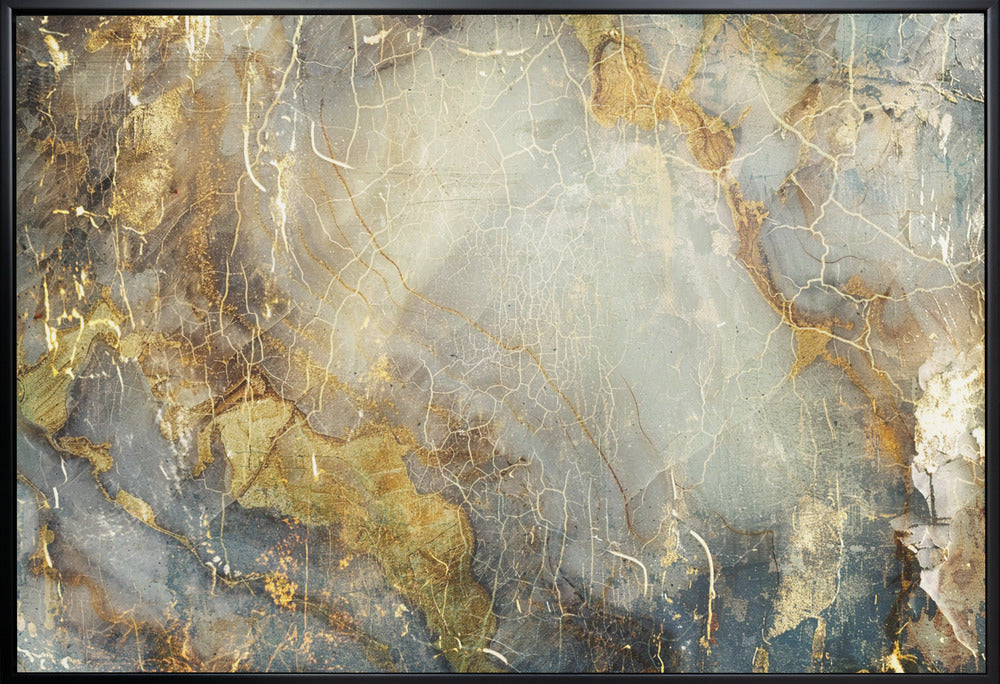 Art mural Illustration abstraite en marbre 02