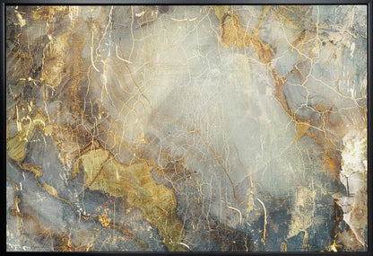 Art mural Illustration abstraite en marbre 02