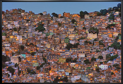 Décoration murale Crépuscule dans la favela de Rocinha