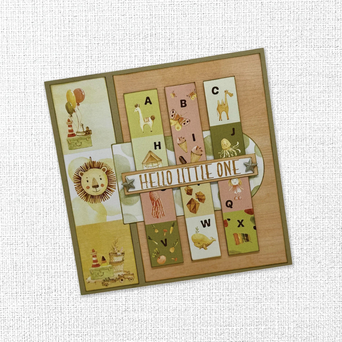 Collection de papiers "Chambre de bébé Bohème" 6x6 (21855)